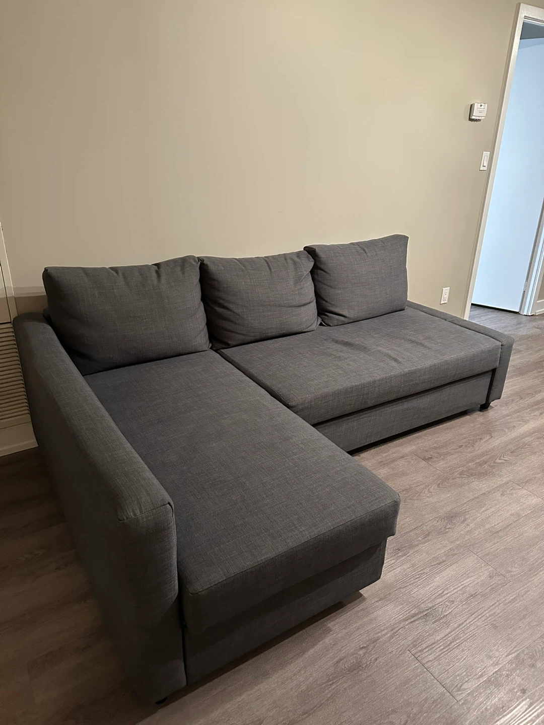 IKEA Friheten Grey Sectional Sofa bed with Storage