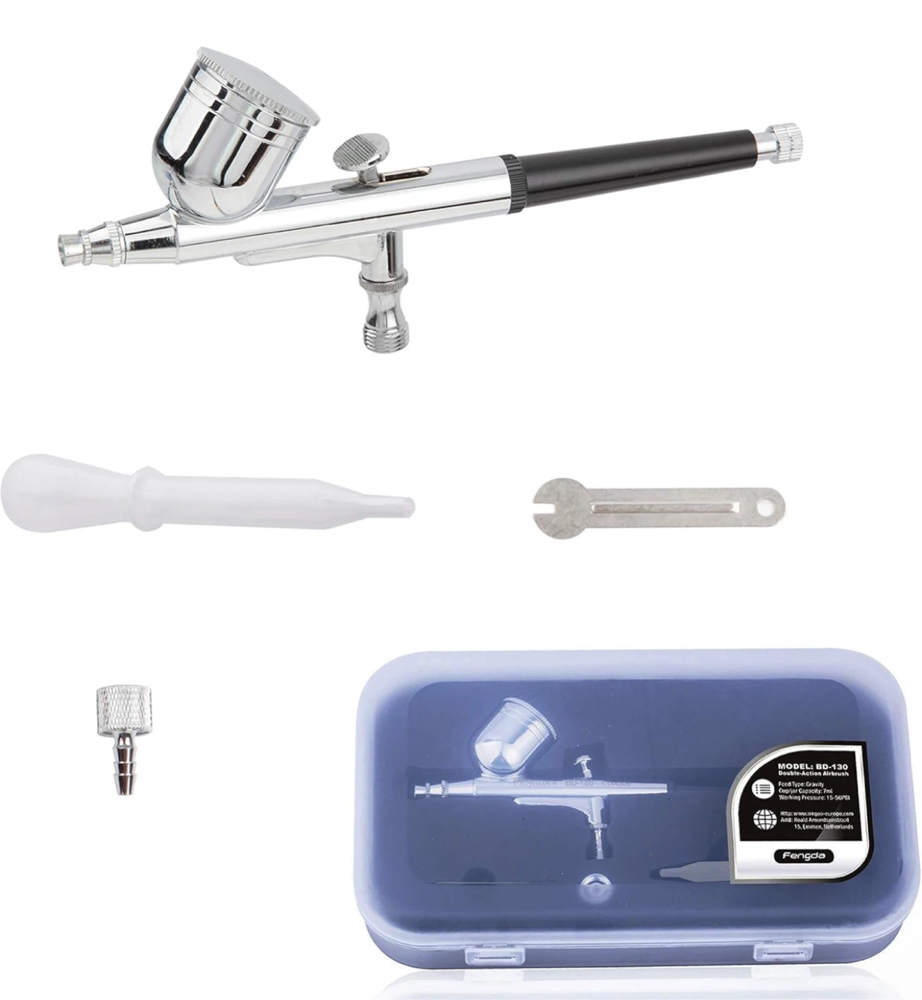 New Timbertech AS18-2 Airbrush Compressor Kit - photo 2