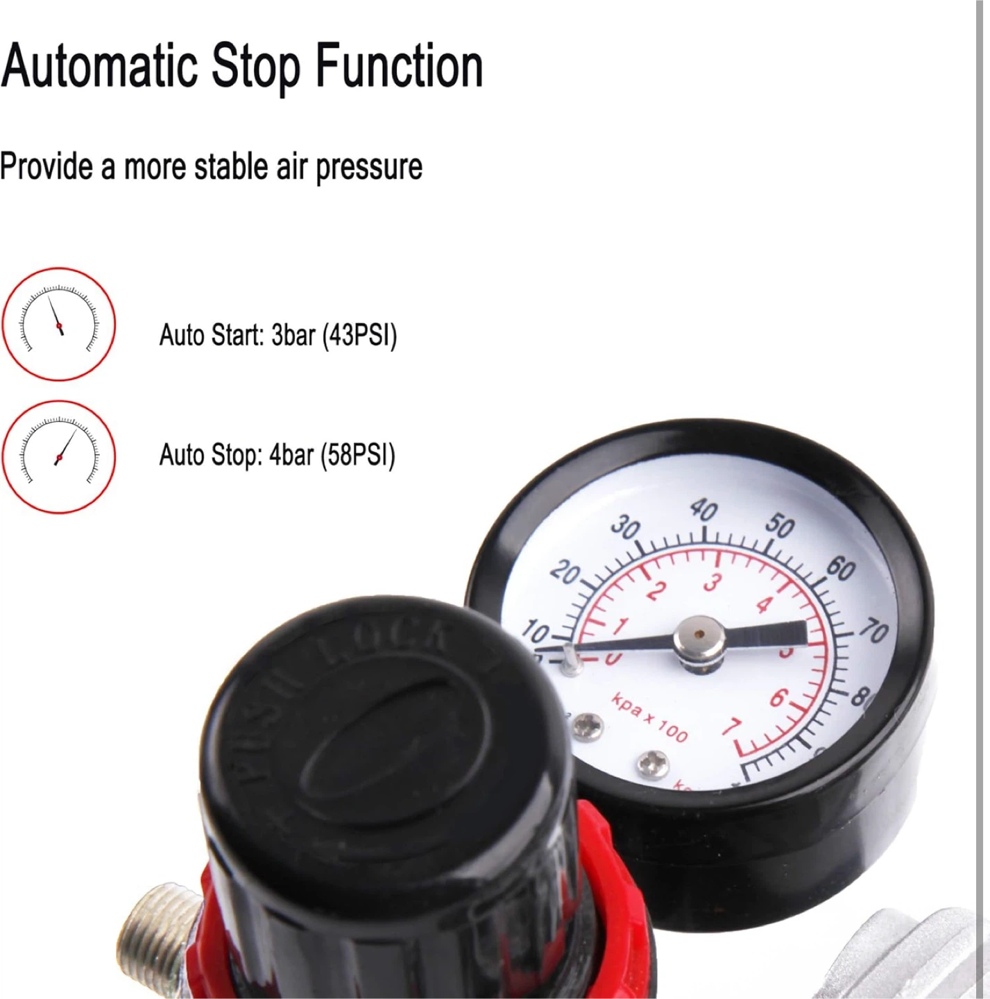 New Timbertech AS18-2 Airbrush Compressor Kit - photo 4