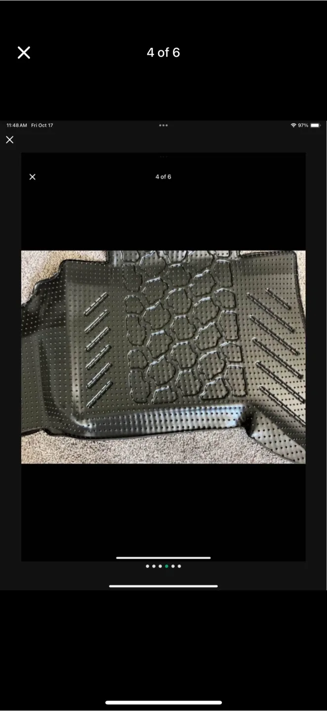New Toyota Tacoma Double Cab 2018-23 All Weather Floor Liners image indicator(4)