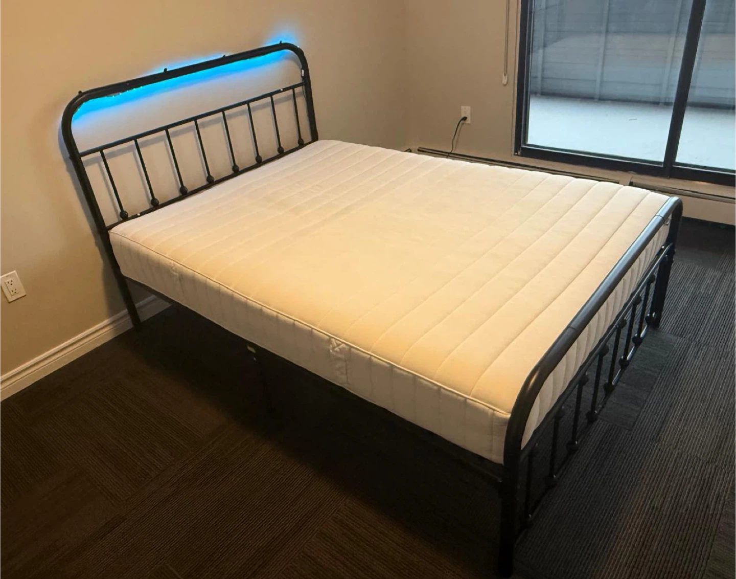 Double size Bed Frame and mattress