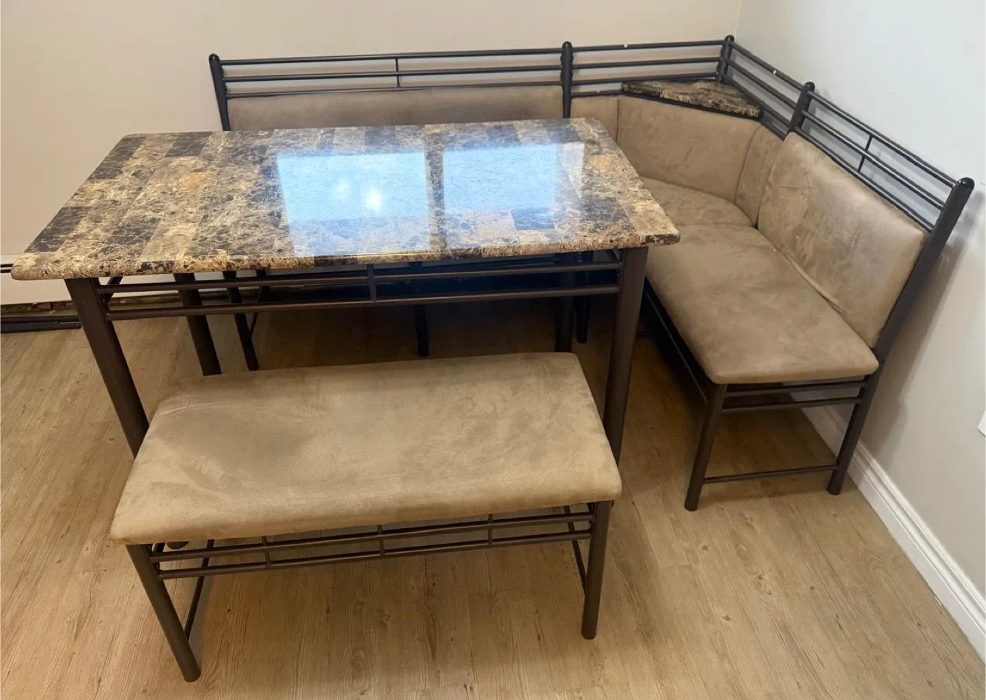 Corner Dining Set - Table, Bench, and Seating image indicator(2)