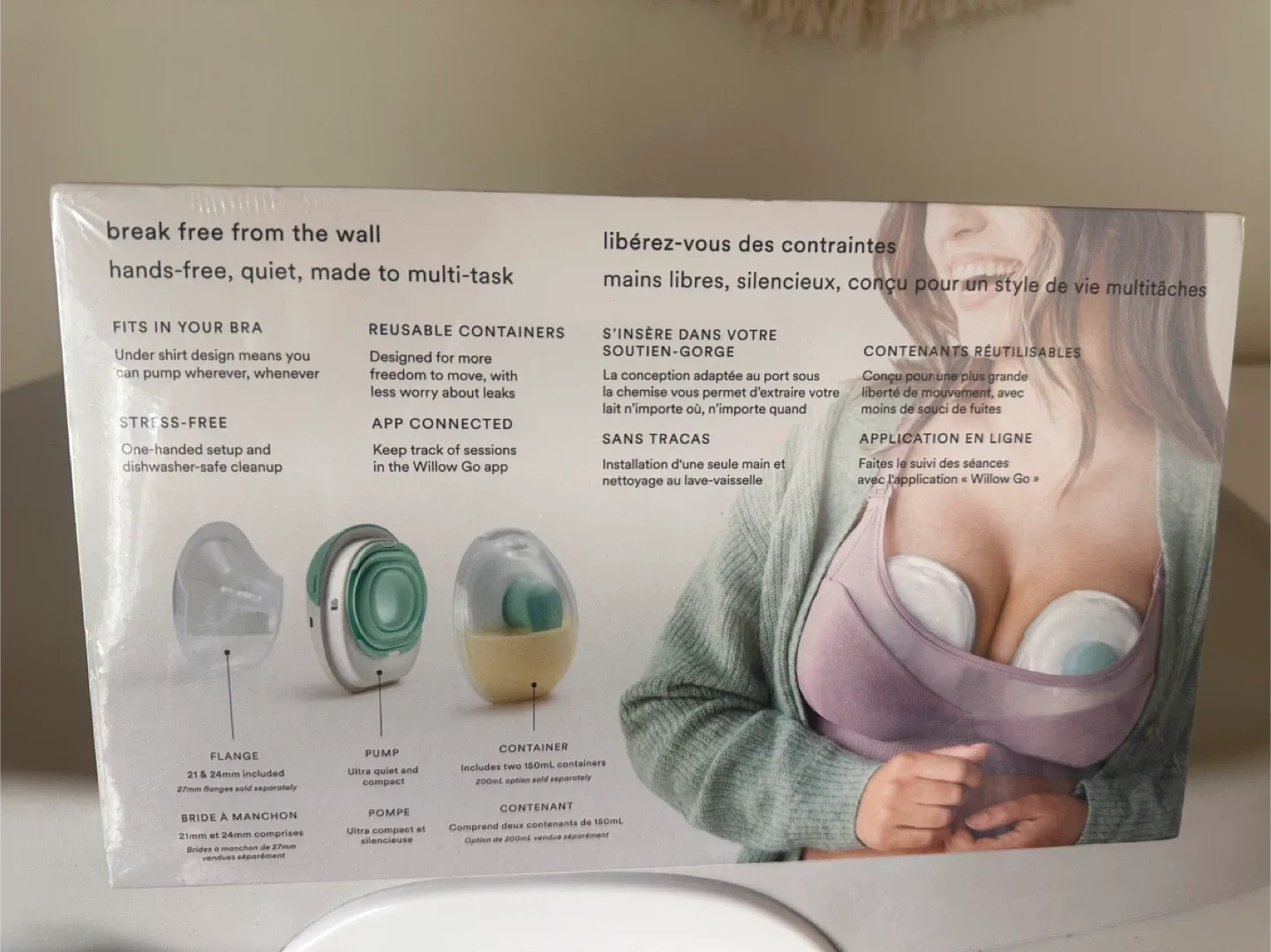 Willow Go Double Electric Breast Pump - BRAND NEW & SEALED image indicator(2)