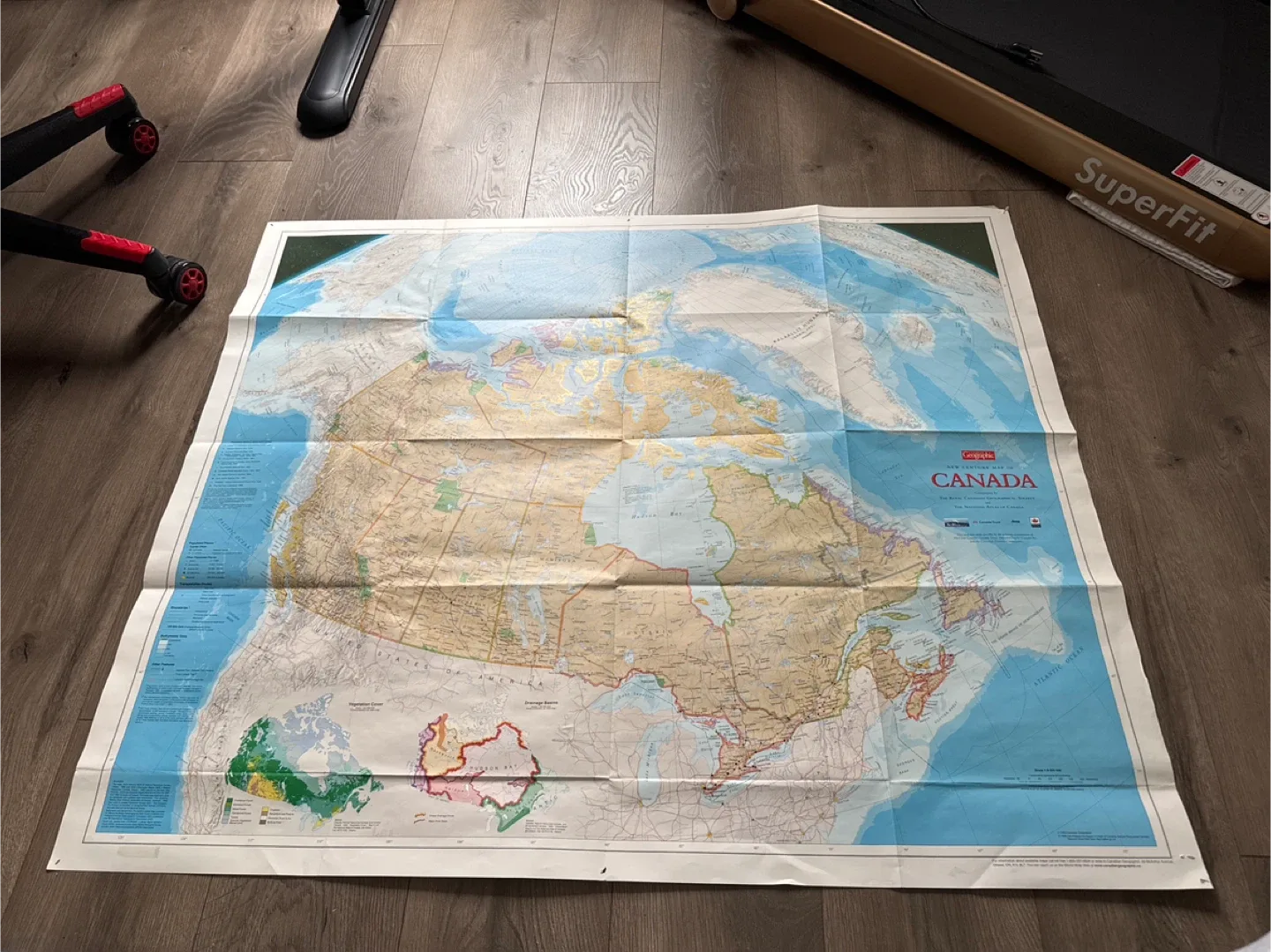 Geographic Canada Map