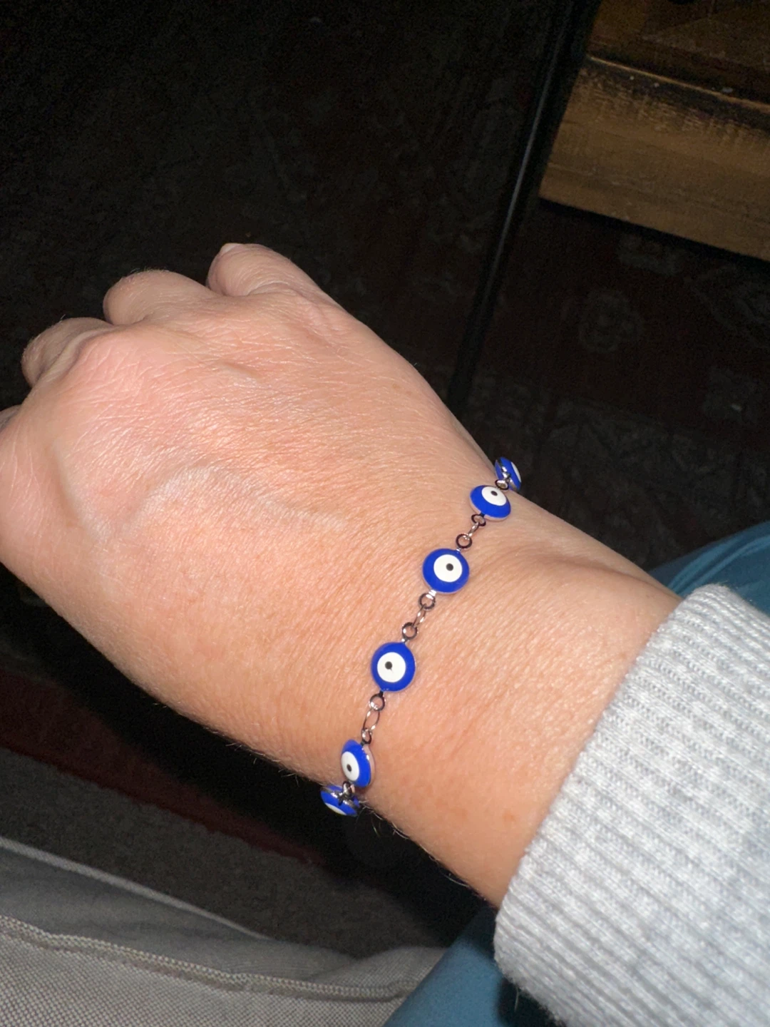 Evil Eye Bracelet - Blue - photo 2
