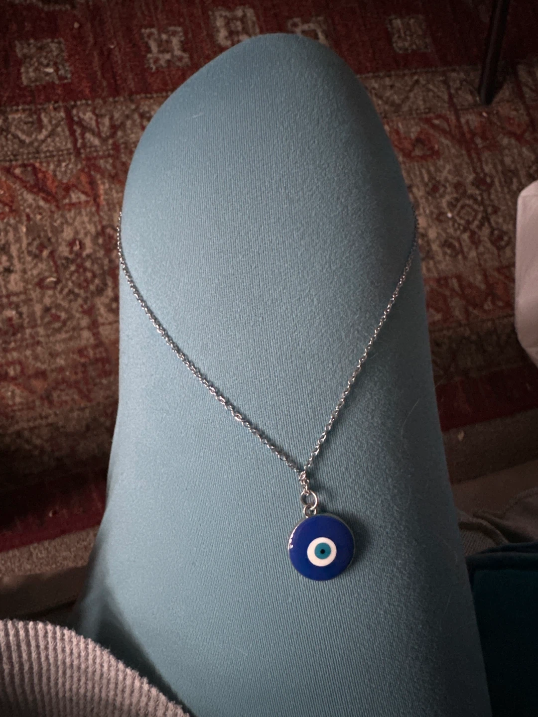 Evil Eye Necklace - Blue - photo 2