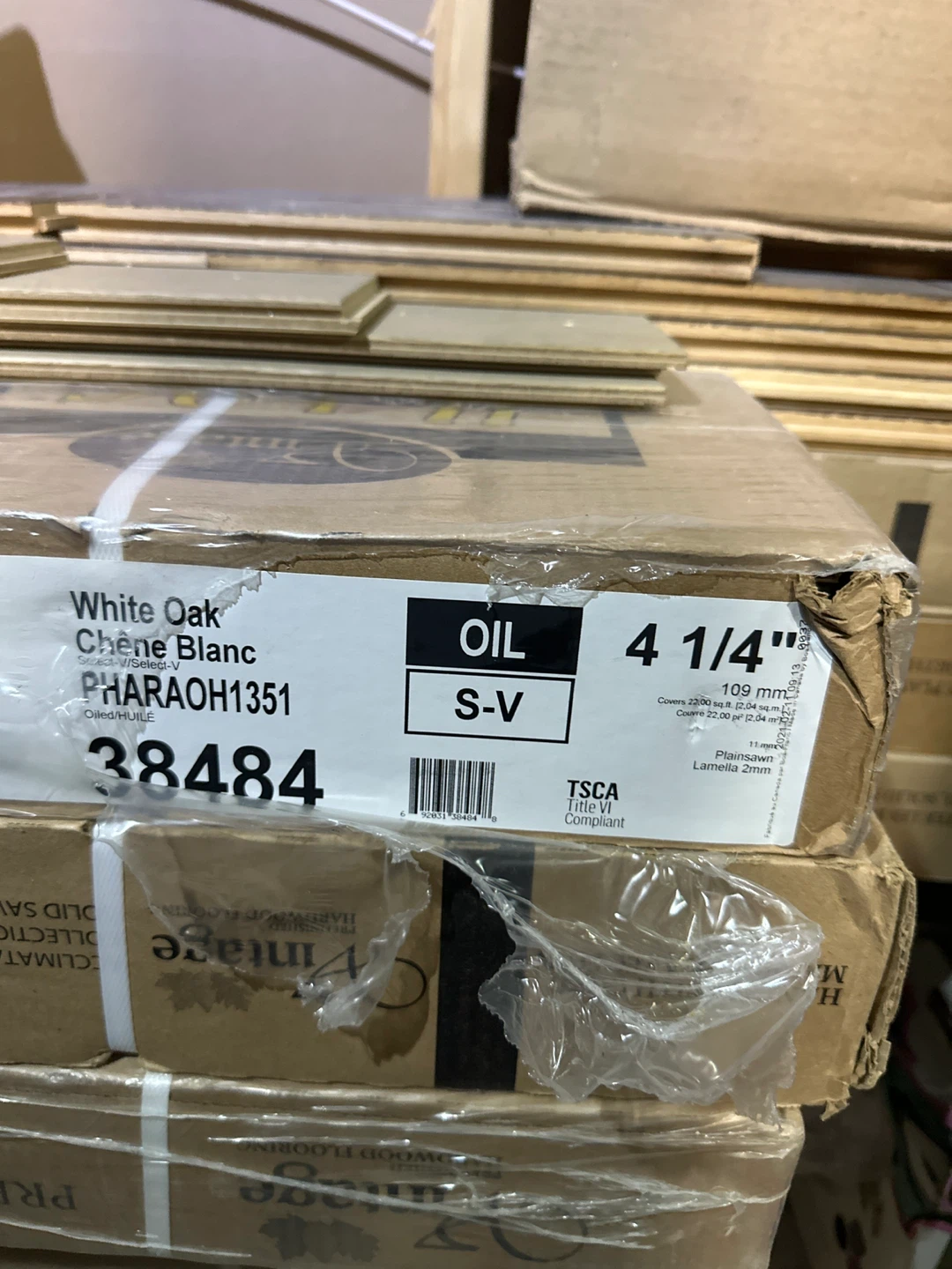 Vintage Prefinished White Oak Hardwood Flooring 4 1/4" - photo 2