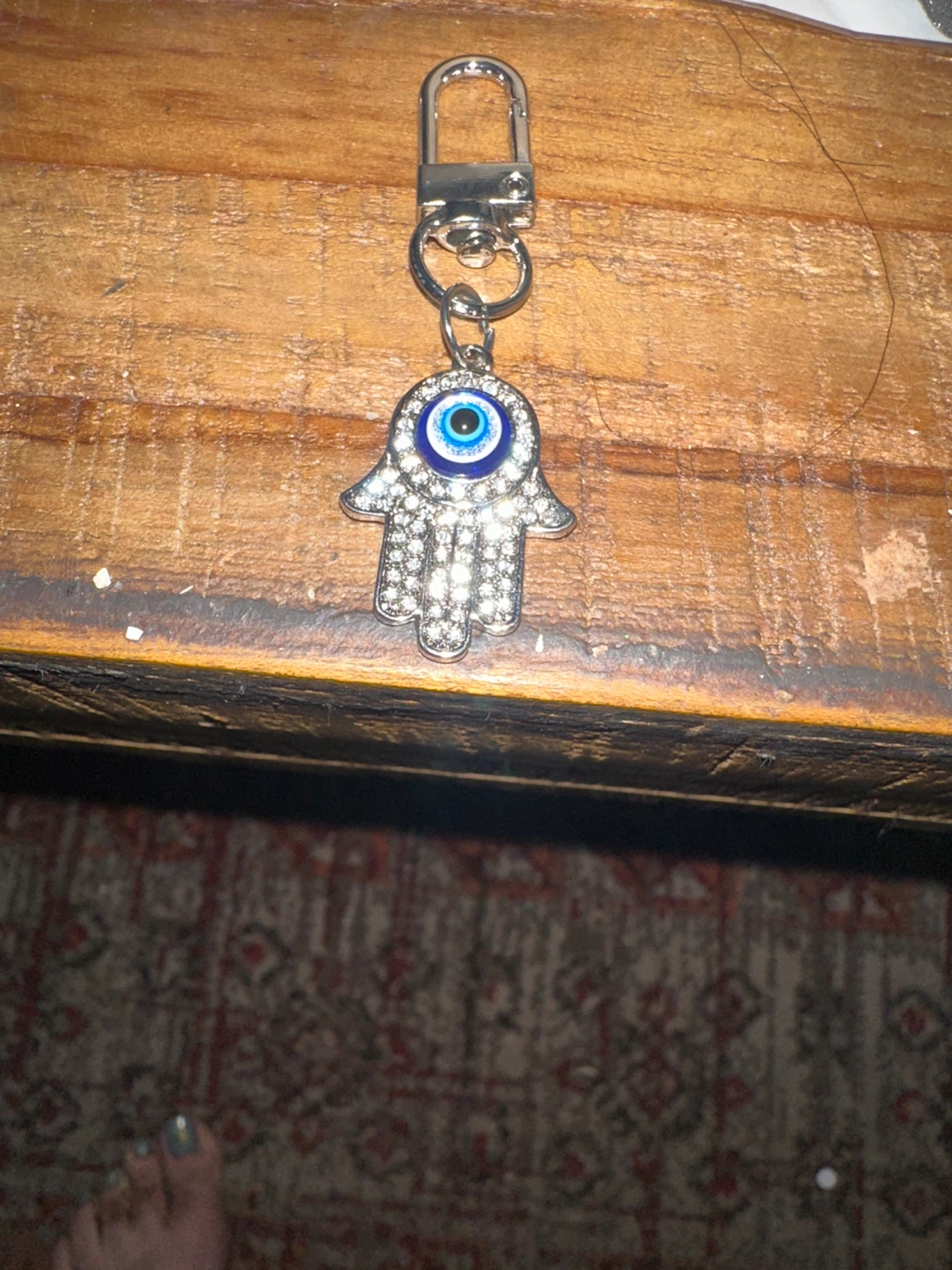 Hamsa Hand Keychain - Evil Eye Protection - photo 2