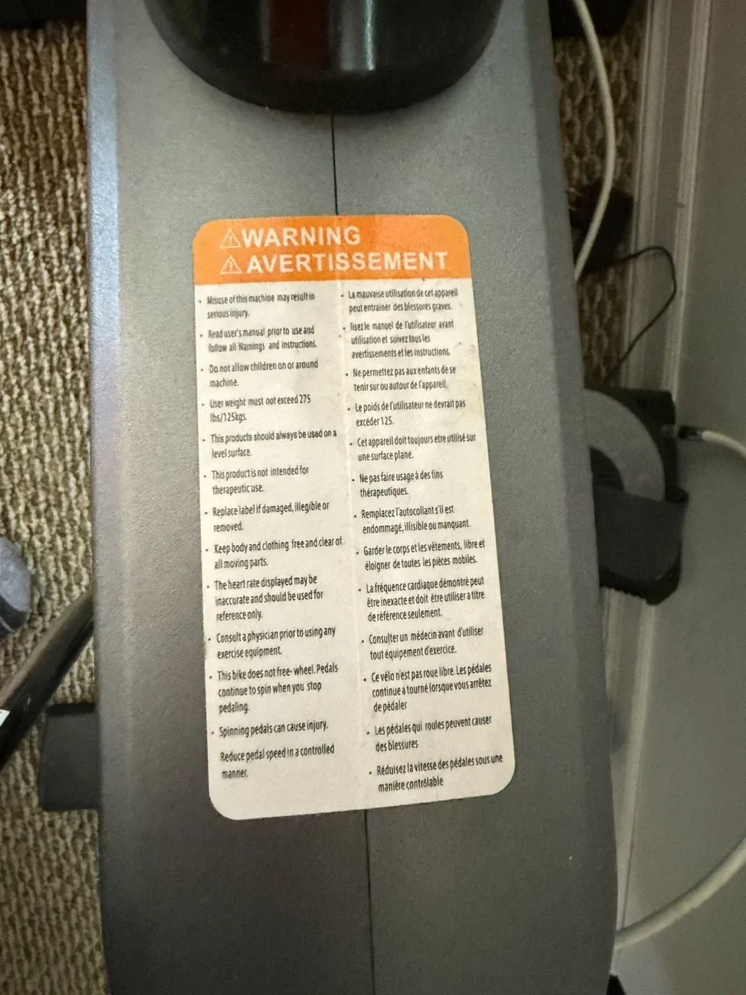 BladeZ Indoor Exercise Bike image indicator(3)