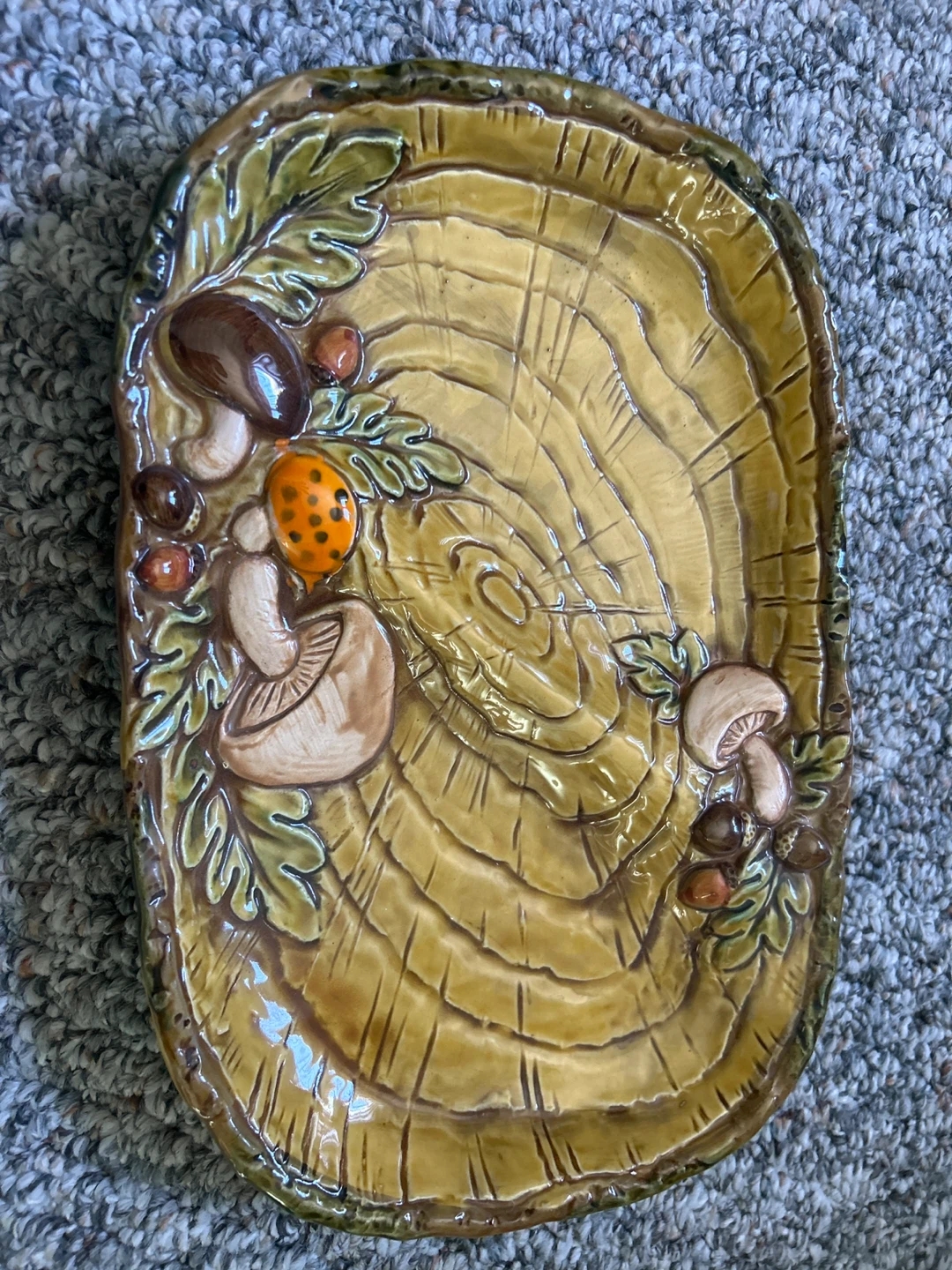Vintage Geo. Z. Lefton Japan Mushroom Tray - photo 2