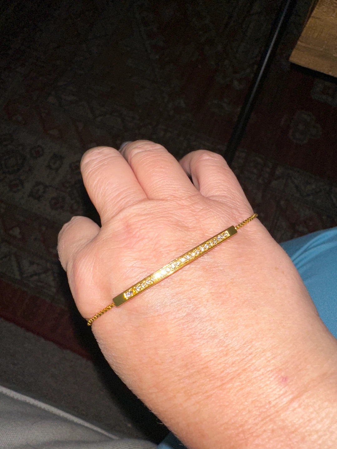 Gold Bracelet with Diamonds