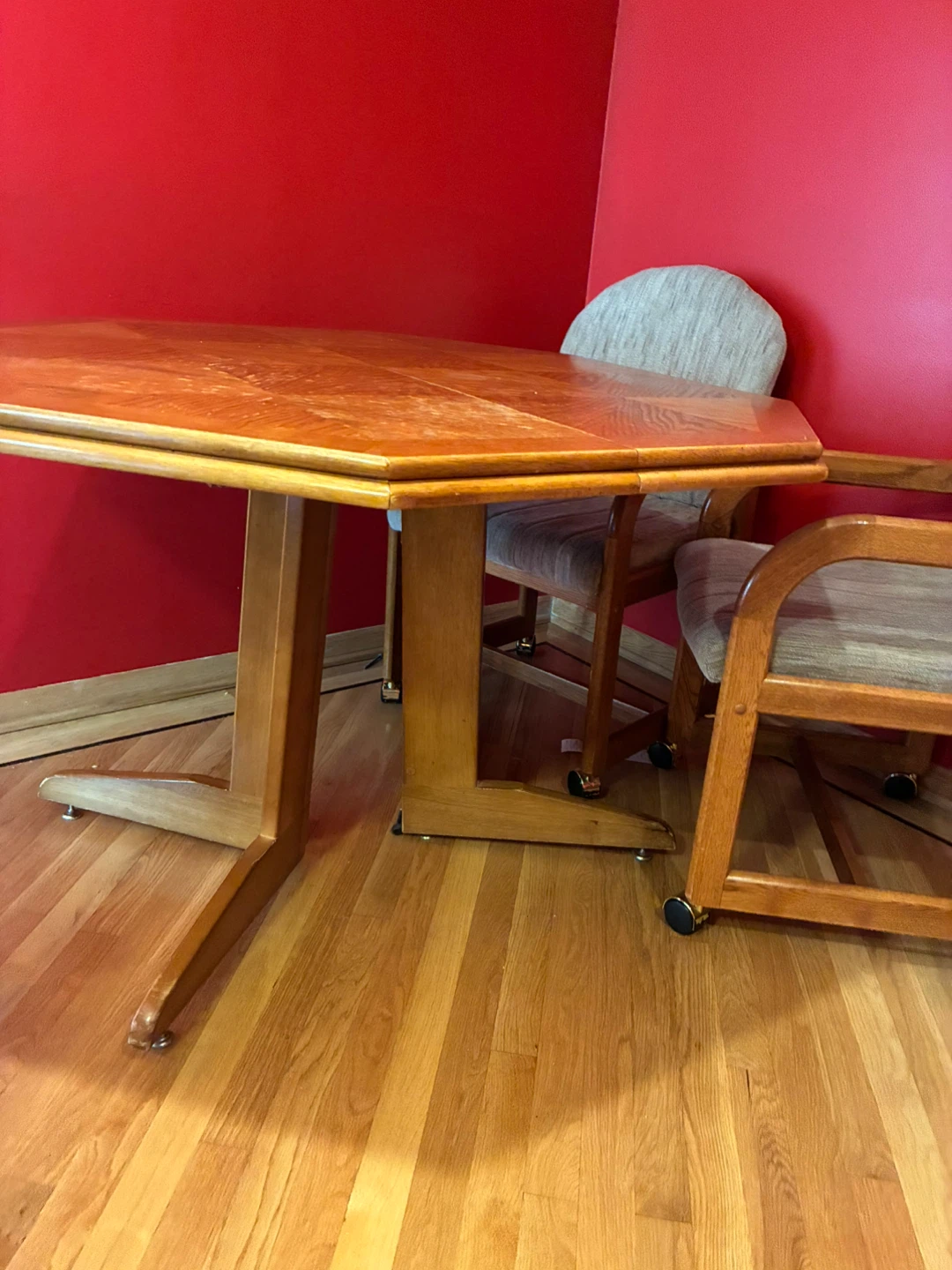 Wooden Kitchen Table with Chairs - photo 2