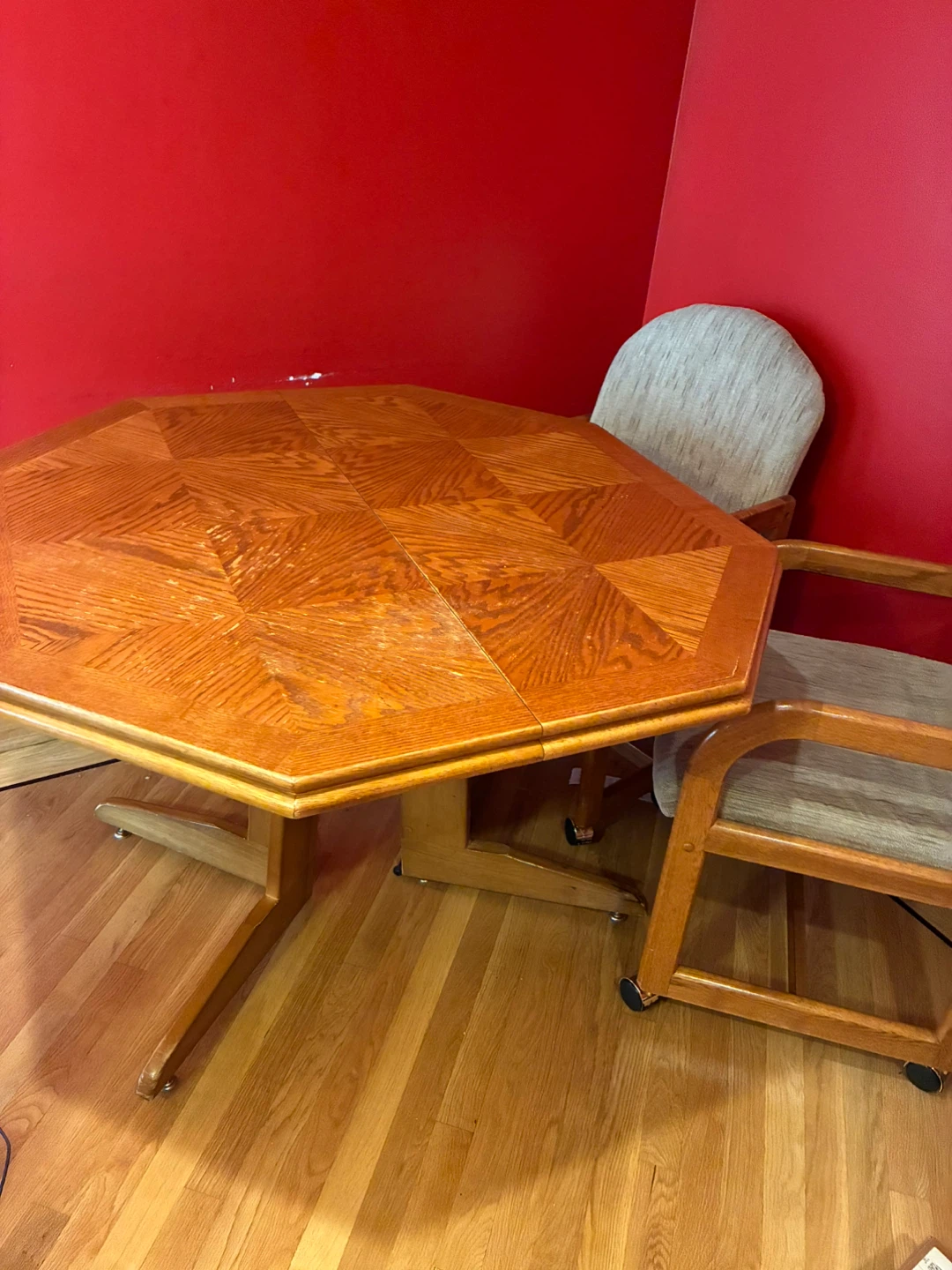 Wooden Kitchen Table with Chairs