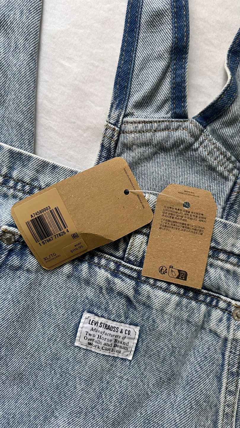 Levi Strauss & Co. Denim Overalls - XL - photo 2