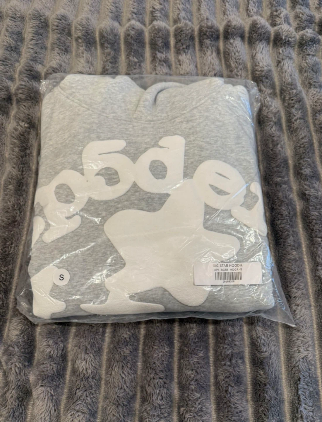 Sp5der grey sweater