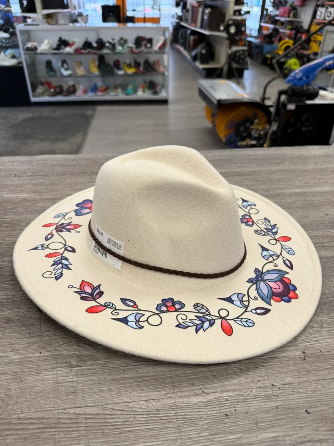 49DZINE Fedora w/ Floral Design thumbnail