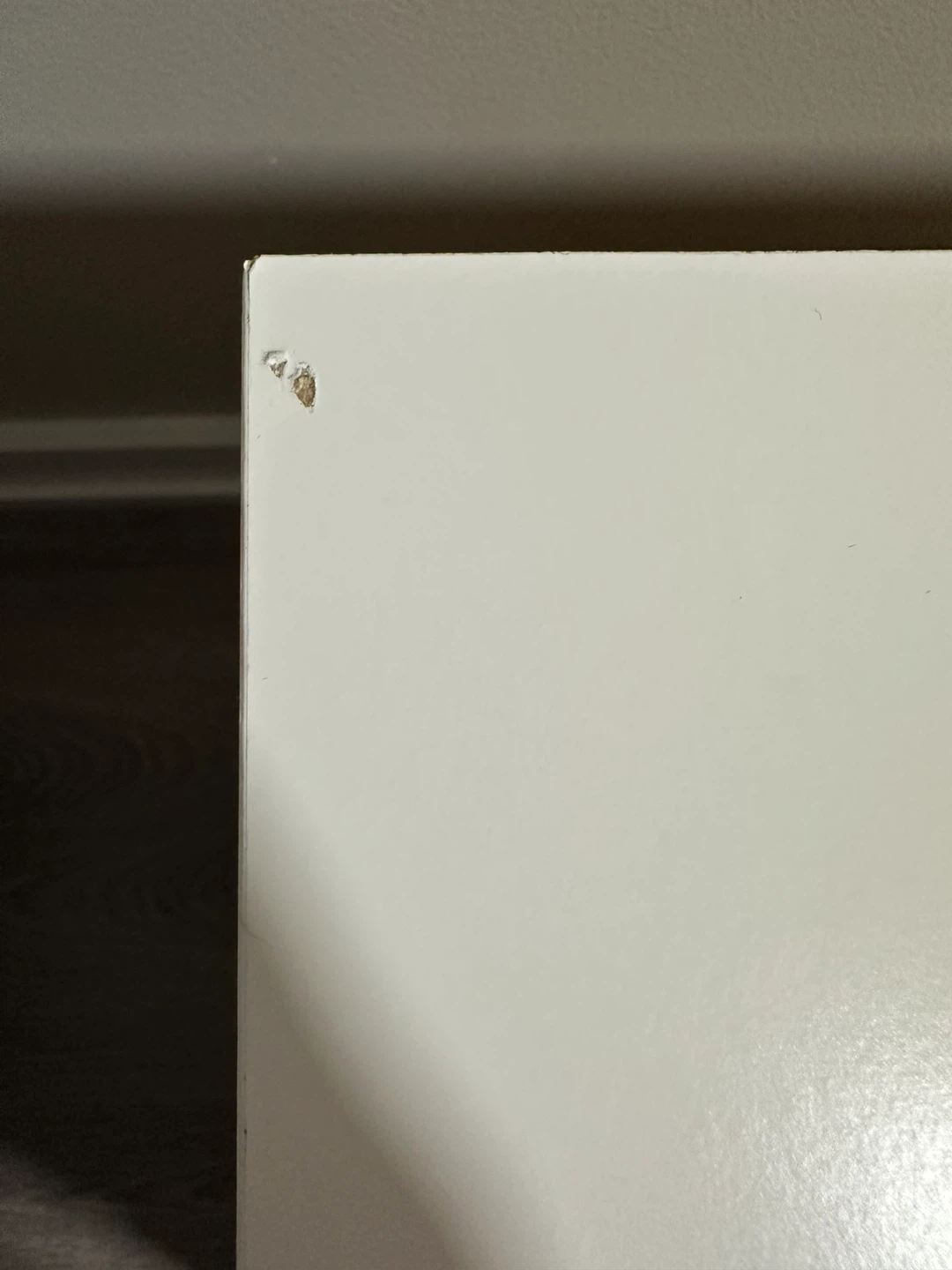 White IKEA Malm Bedside Table with Two Drawers - photo 2