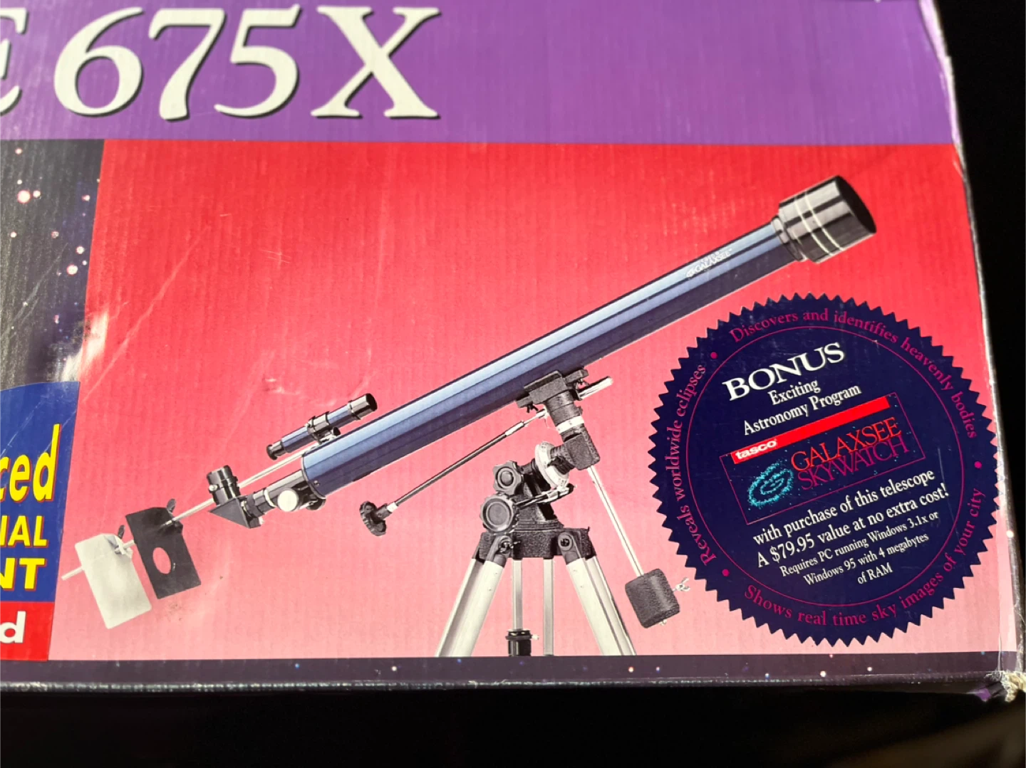 Tasco Galaxsee 675X Telescope - photo 2