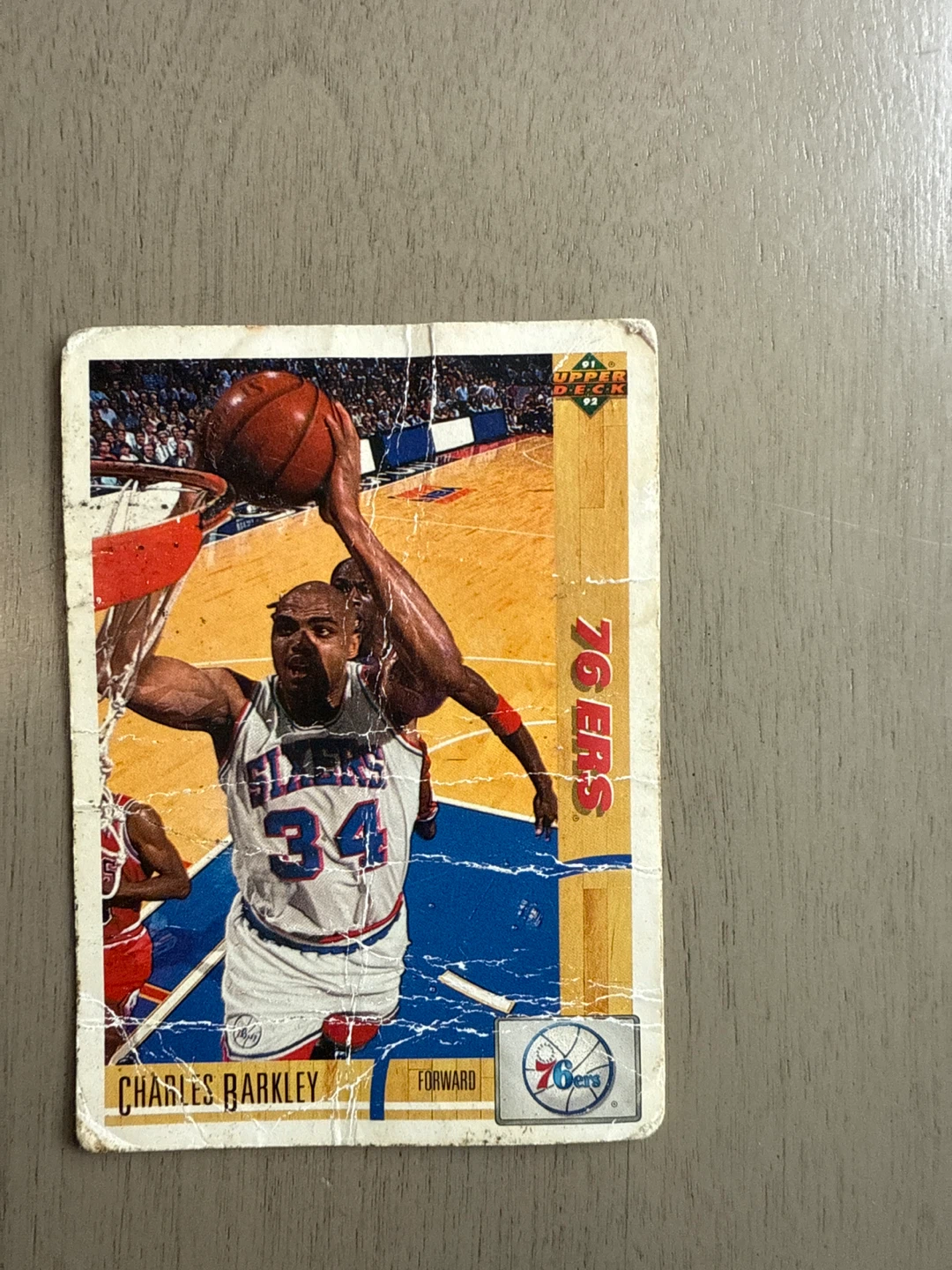 Vintage Dikembe Mutombo & Charles Barkley Trading Cards