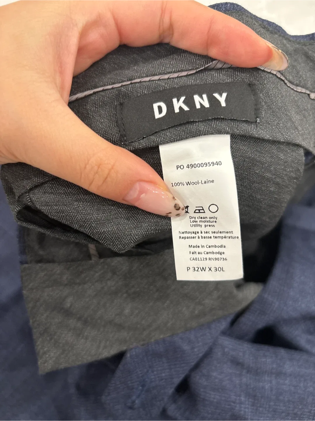 DKNY Wool Dress Pants - 32W x 30L image indicator(2)
