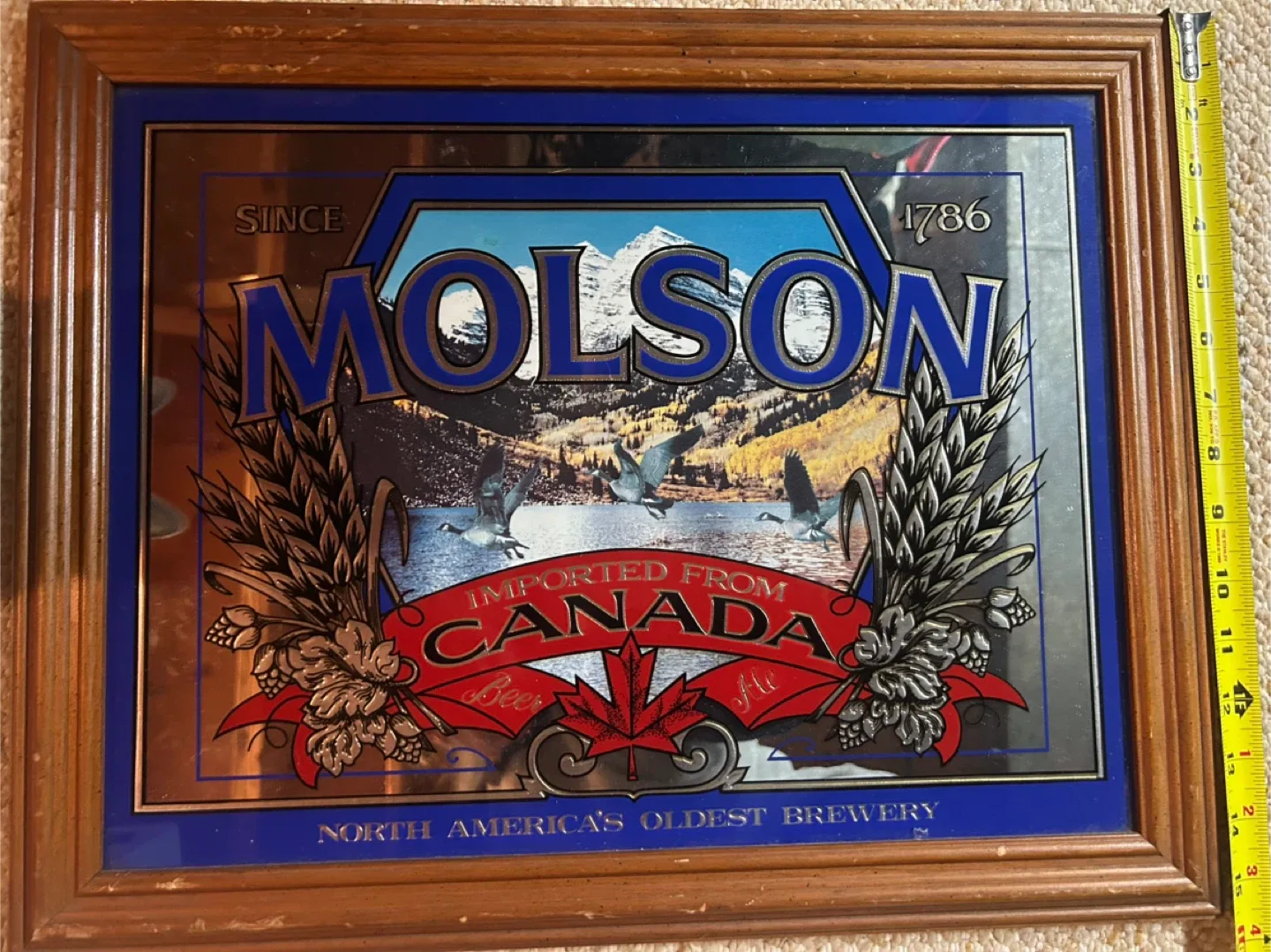 Molson Canadian Beer Mirror thumbnail