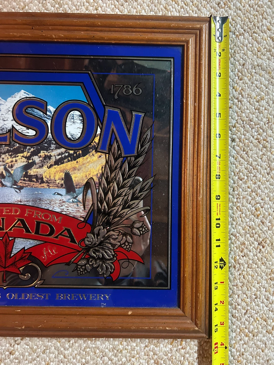 Molson Canadian Beer Mirror - photo 2