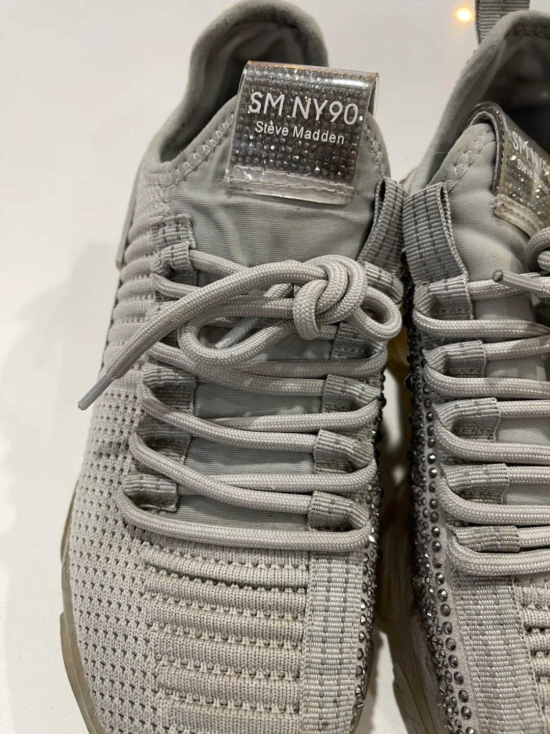 Steve Madden SM NY90 Grey Sneakers image indicator(5)