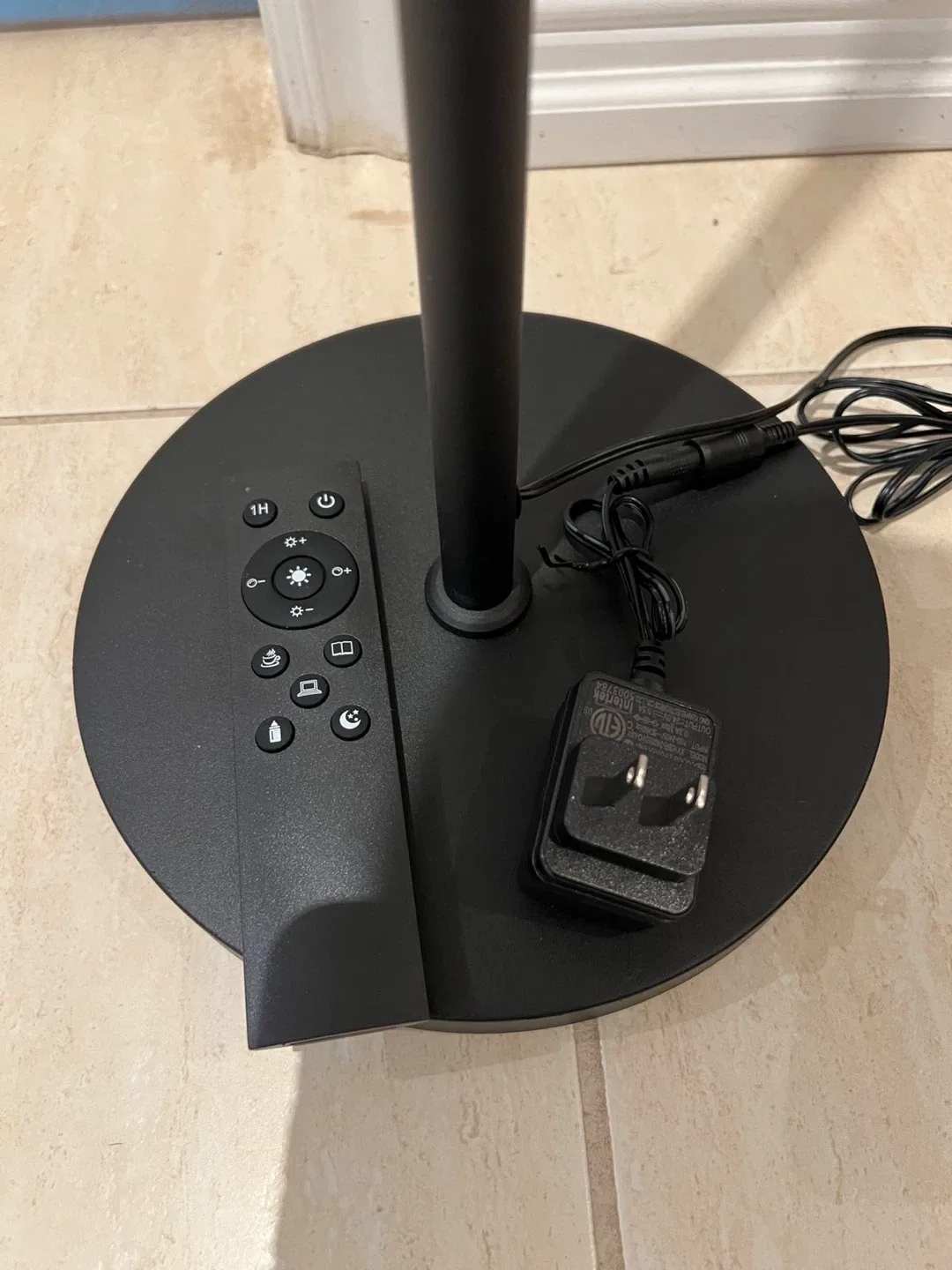 Black LED Floor Lamp - Adjustable Height image indicator(5)