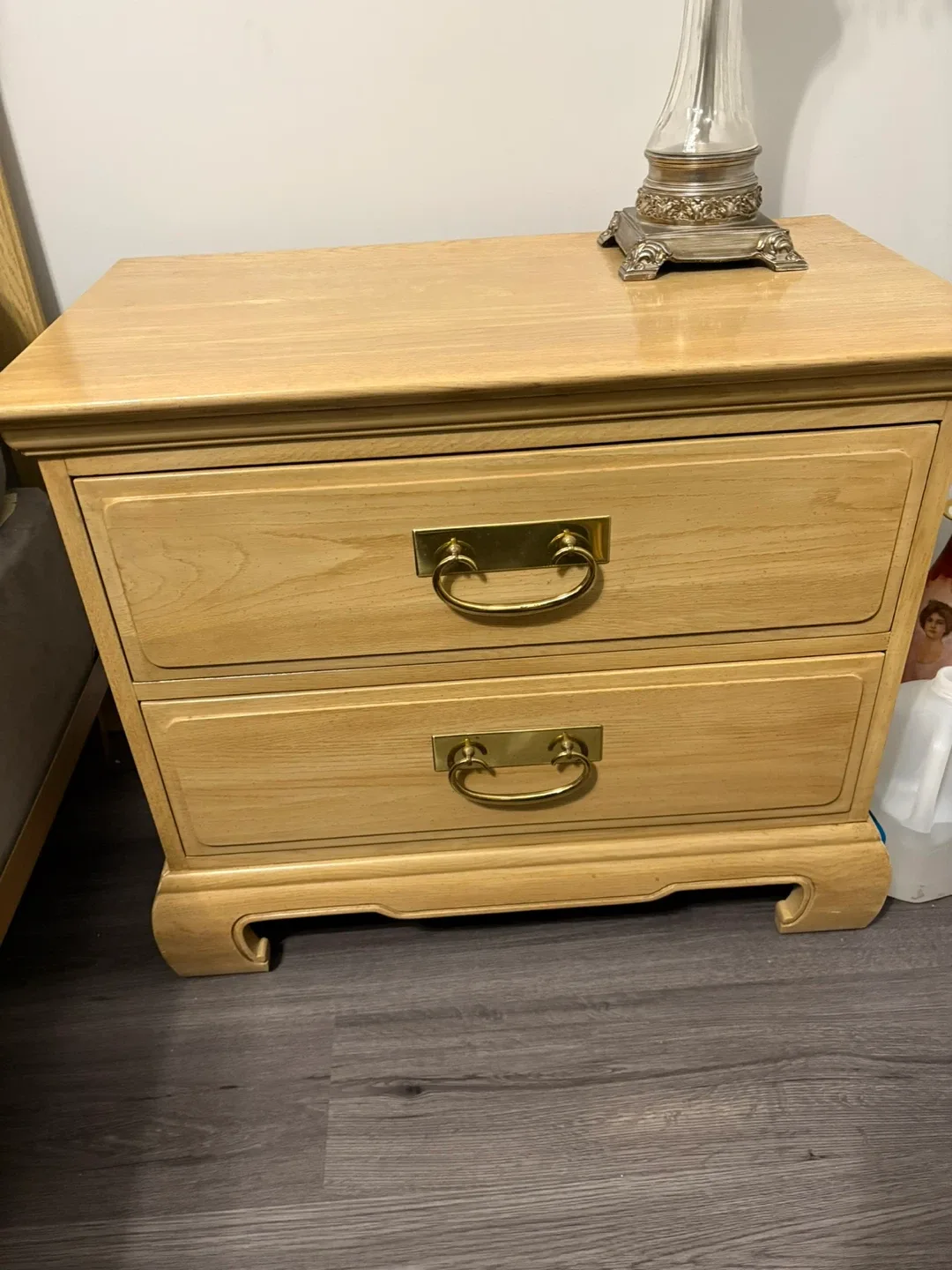 Wooden Dresser, 2 nightstands, and Desk Set image indicator(5)