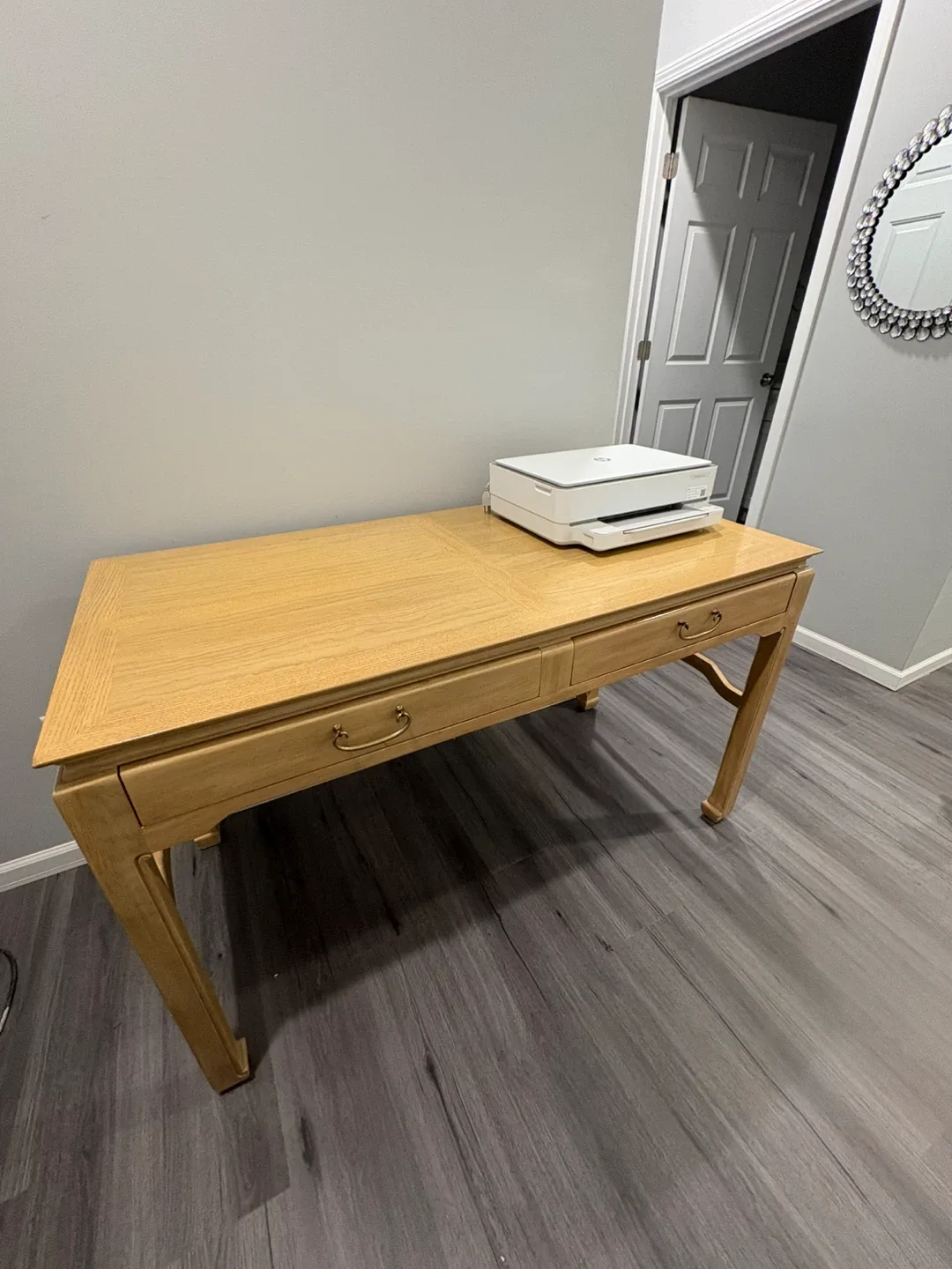 Wooden Dresser, 2 nightstands, and Desk Set image indicator(4)