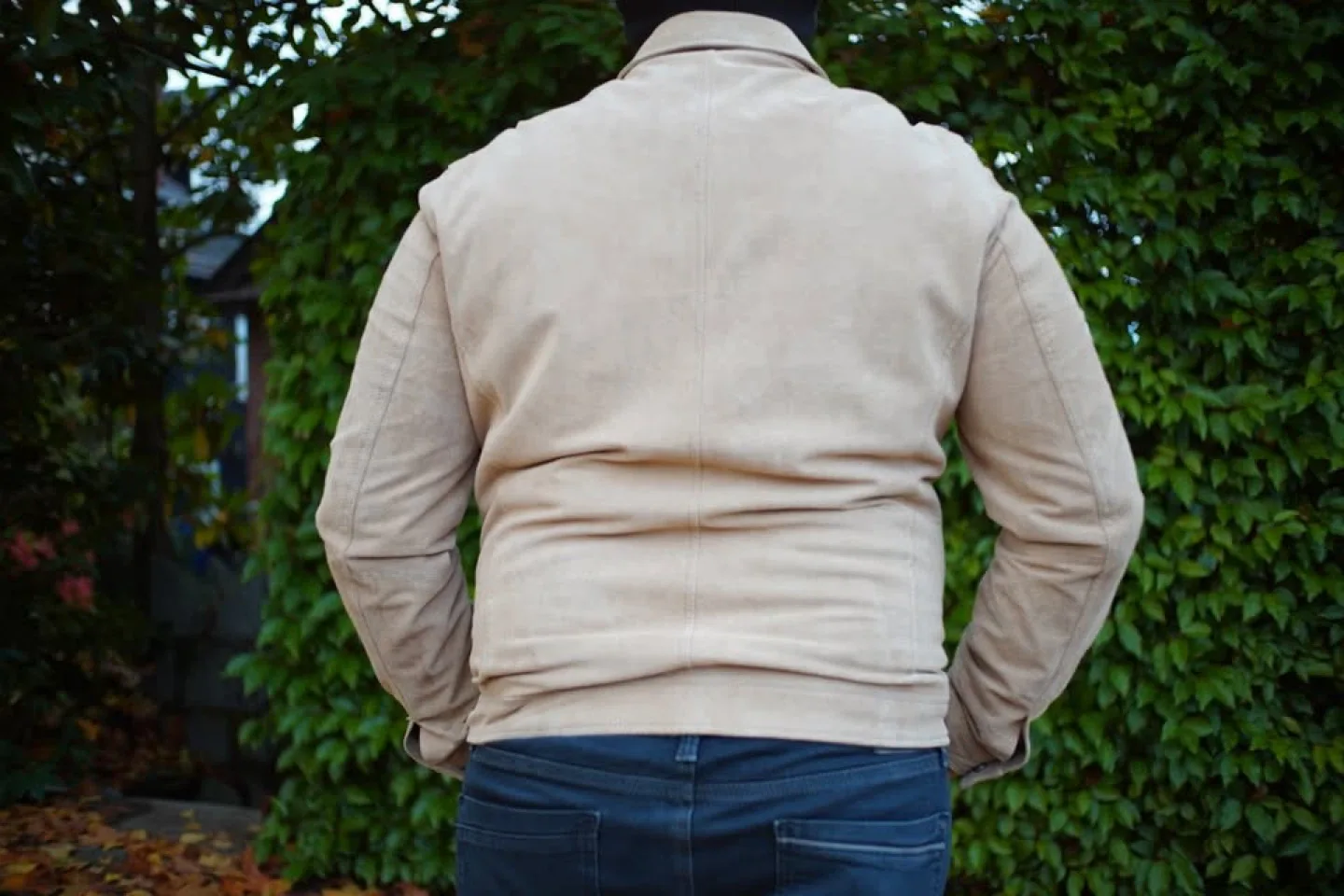 Zara Suede leather Jacket - Size L image indicator(2)