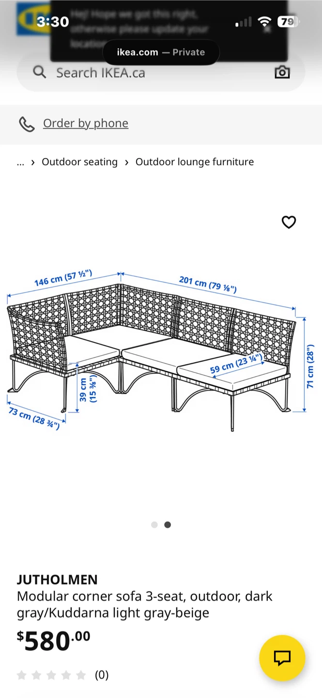 IKEA Outdoor Patio Set - photo 3