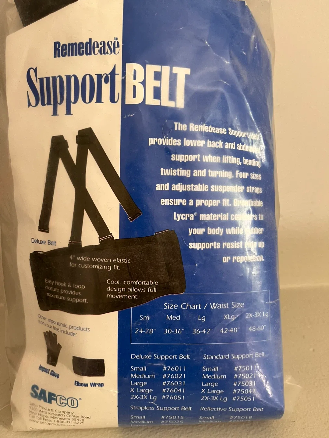 Remedease Deluxe Support Belt - Small