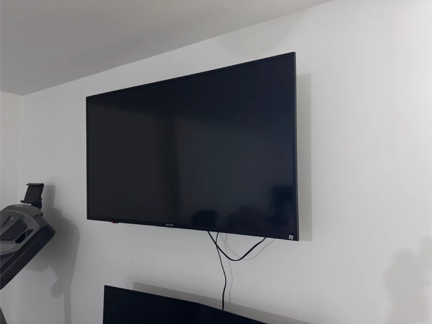 Sharp 55” Smart TV with mount