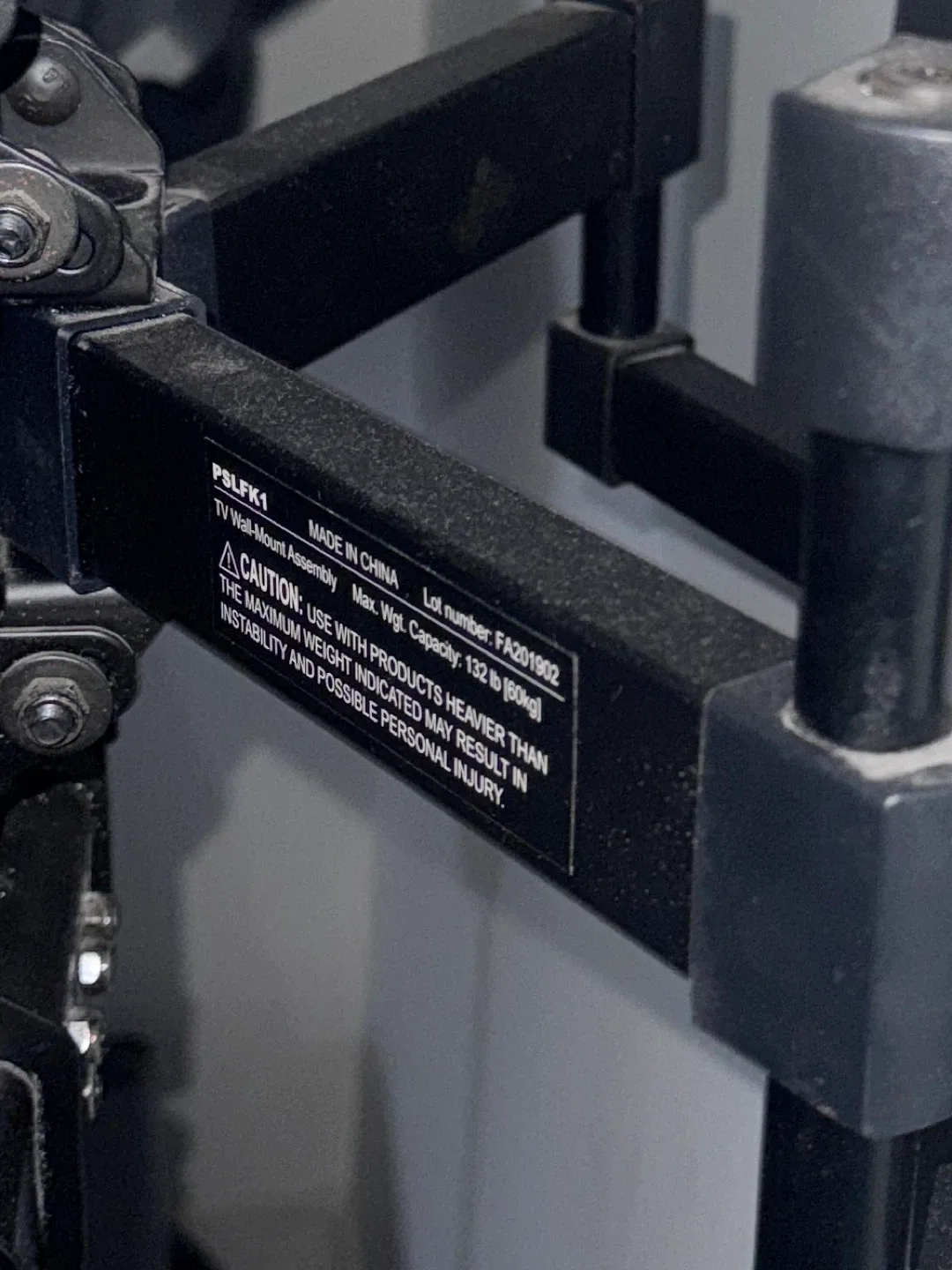 Sharp 55” Smart TV with mount image indicator(9)