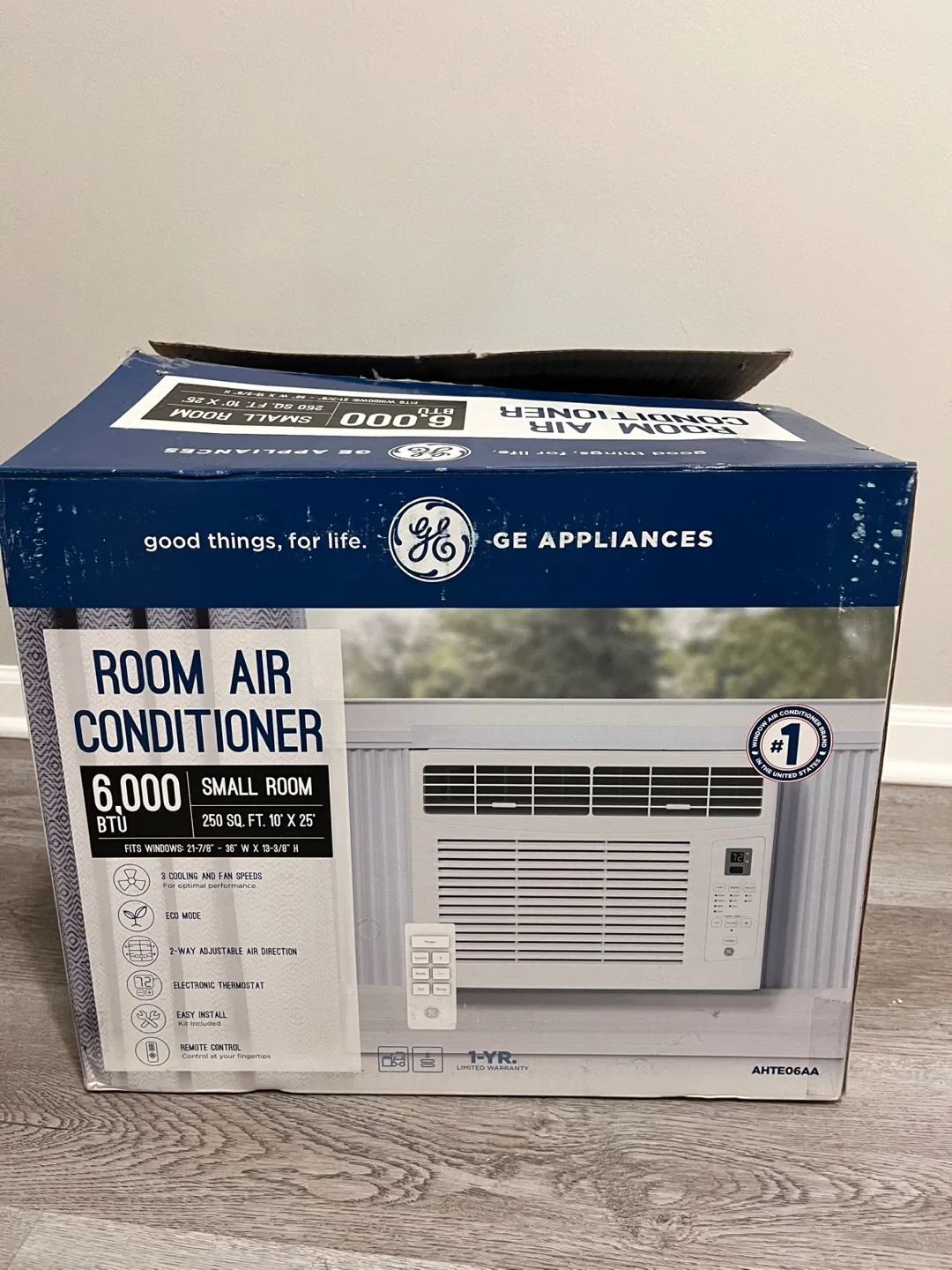 GE 6,000 BTU Room Air Conditioner - Small Room