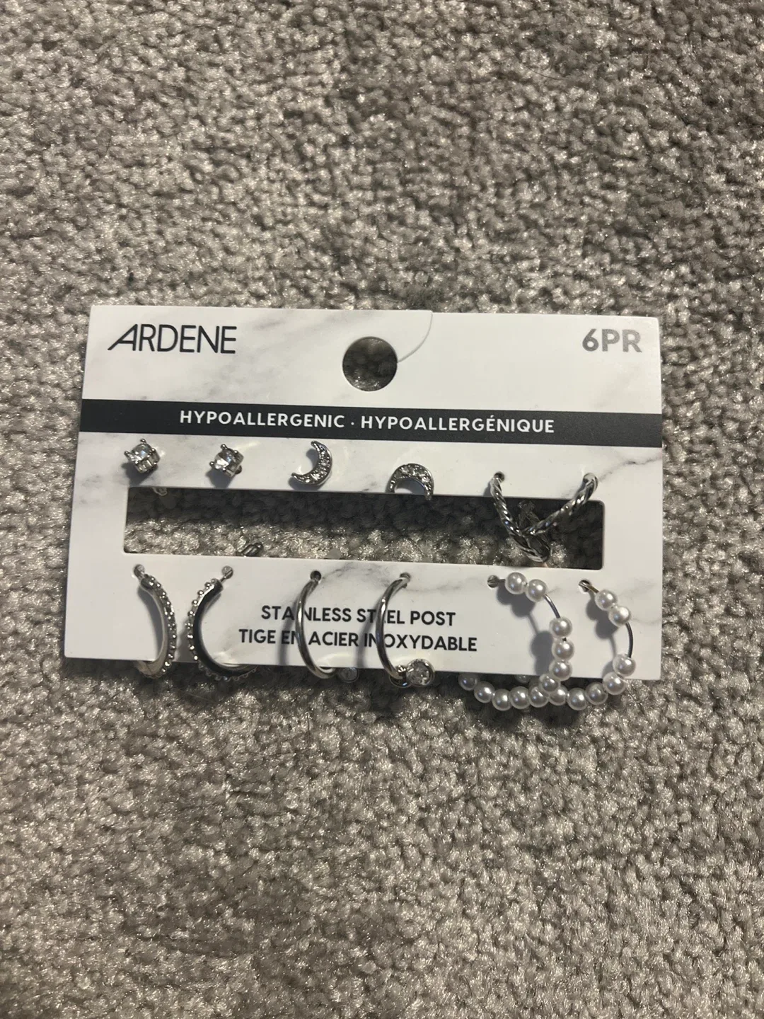 Ardene 6-Piece Earring Set - New