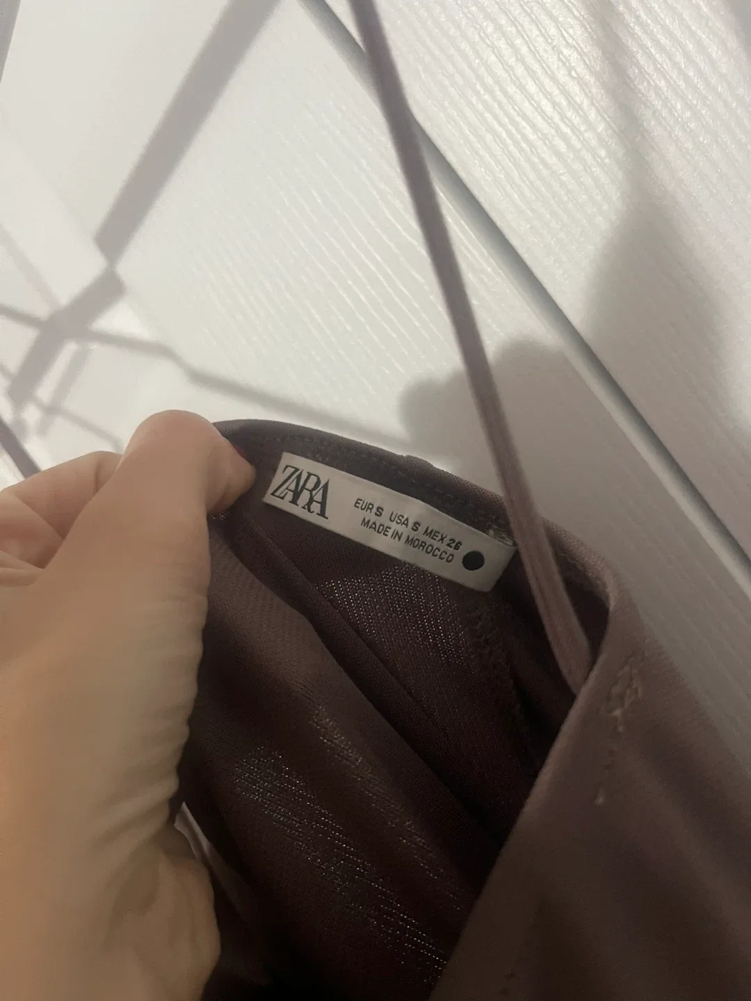 Zara Brown Slip Dress - Size S image indicator(2)