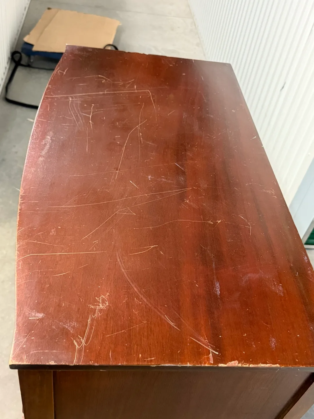 Vintage Brown Wood 5-Drawer Dresser image indicator(8)