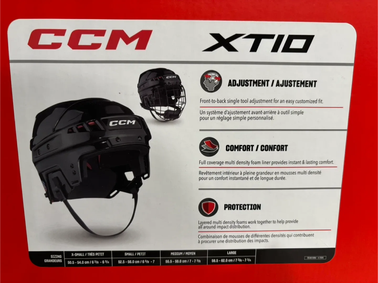 Child’s CCM XT10 Hockey Helmet & Cage - Size M image indicator(4)