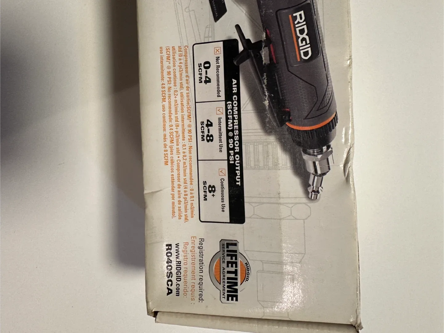 New RIDGID R040SCA Roofing Cutter image indicator(4)