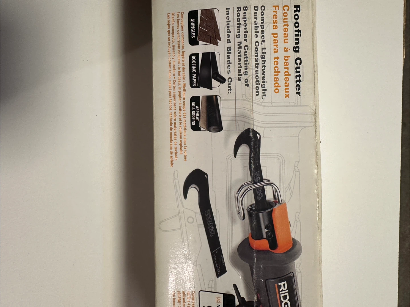 New RIDGID R040SCA Roofing Cutter - photo 3
