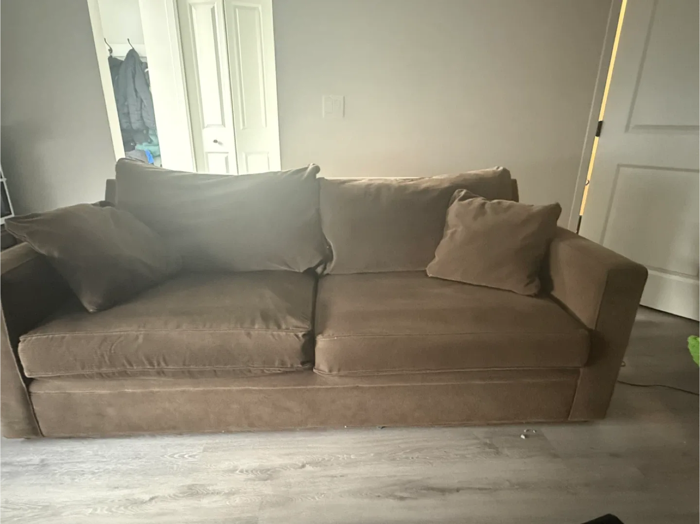 Brown Sofa and Armchair Set image indicator(2)