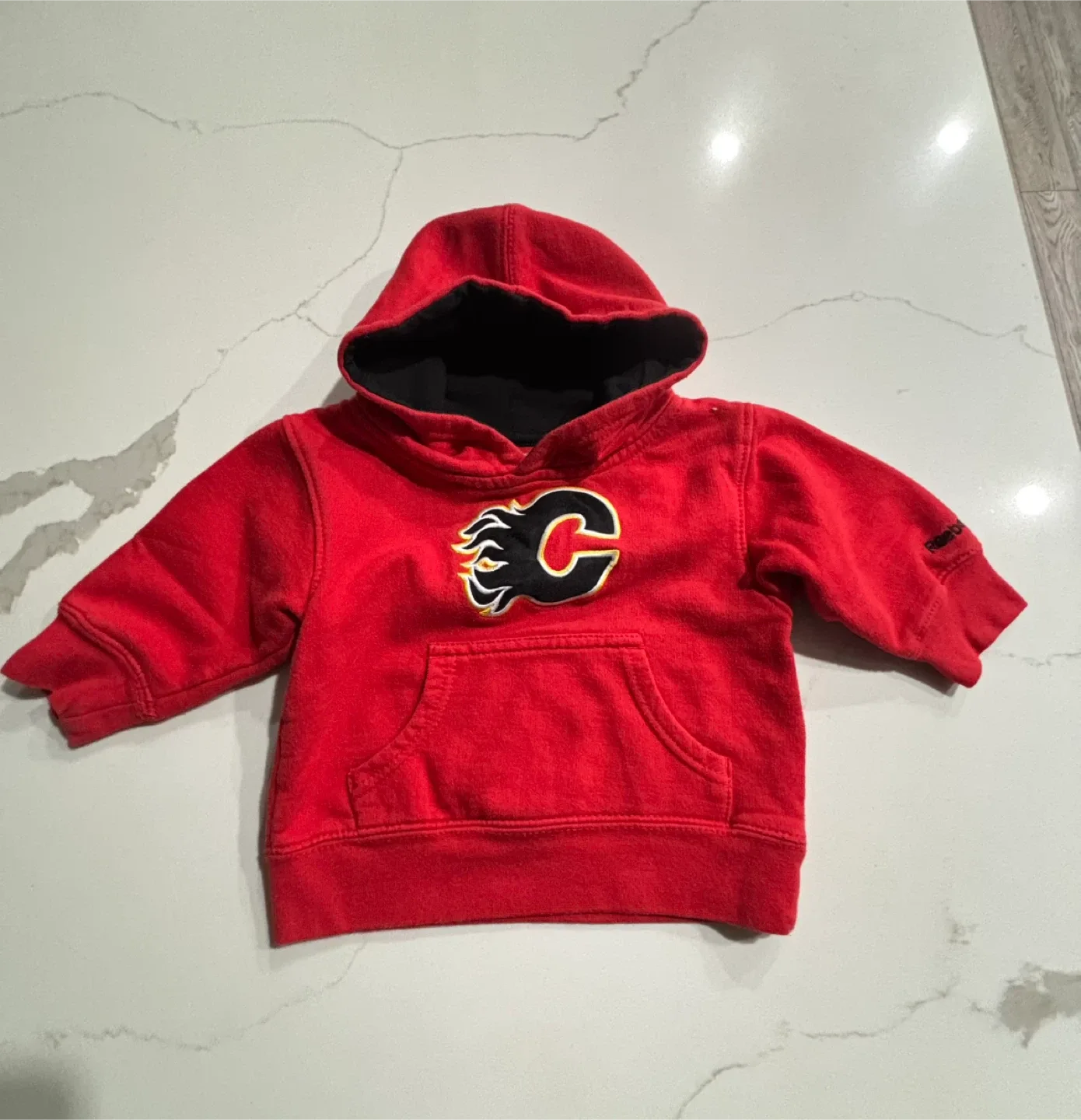 Reebok Calgary Flames Hoodie - 18 months. Excellent Condition