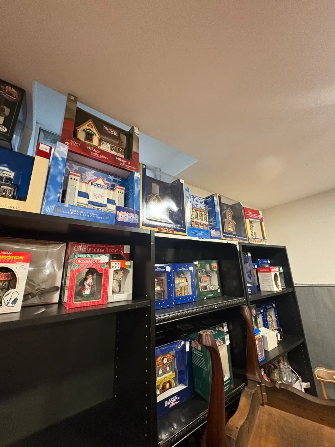 Holiday Expressions 3-D Porcelain Lighted House Toy Shop image indicator(4)