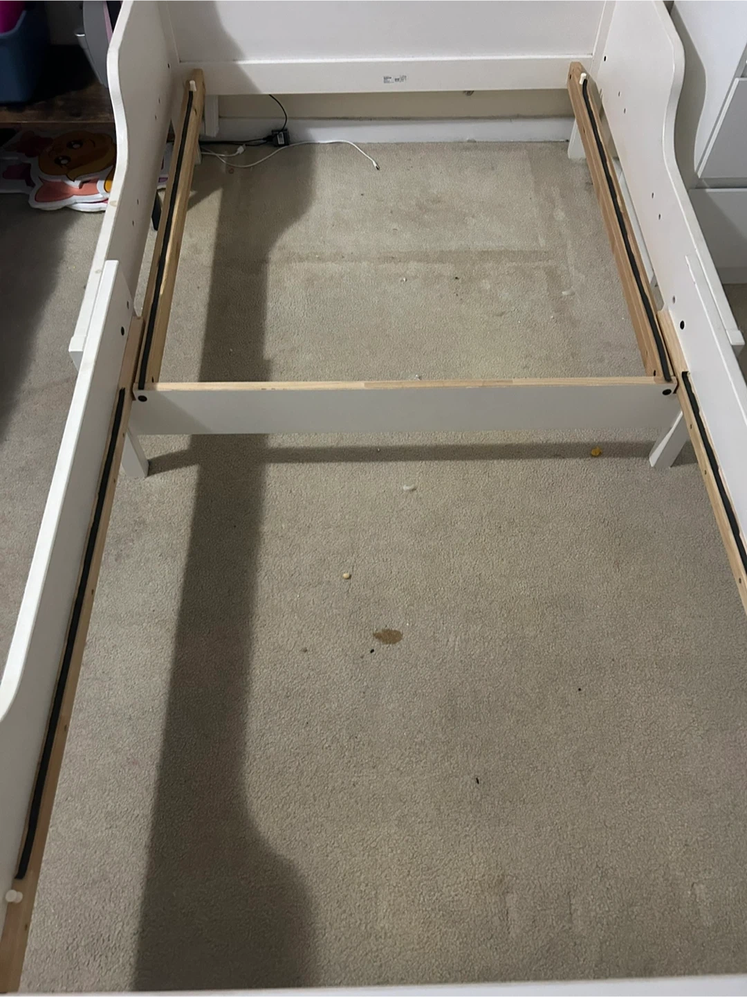 IKEA Sundvik White Extendable Bed Frame