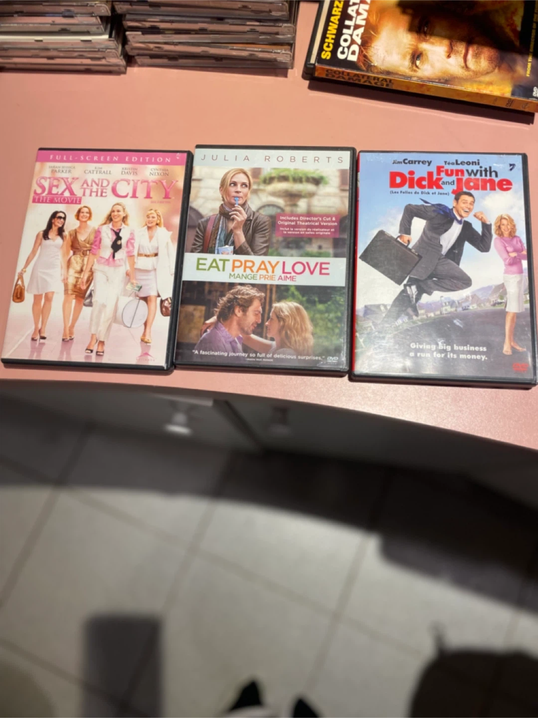 DVD Movies: Sex and the City, Eat Pray Love, Dick and Jane