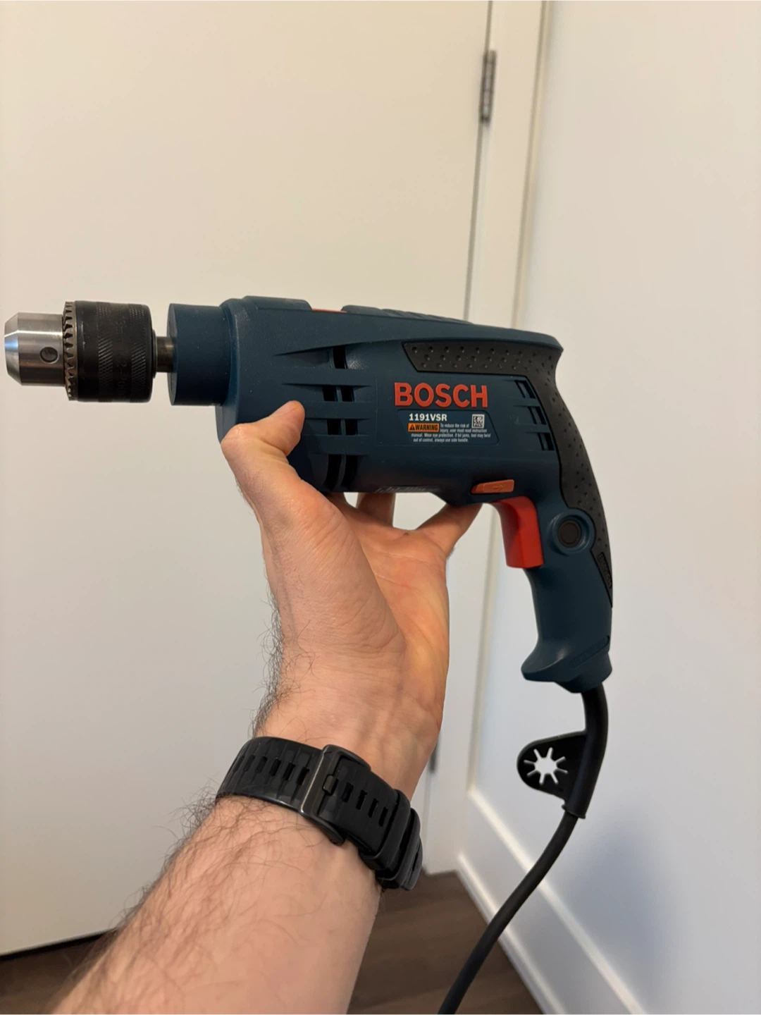 New: Bosch 1191VSRK 120-Volt Hammer Drill w/ Case - photo 3