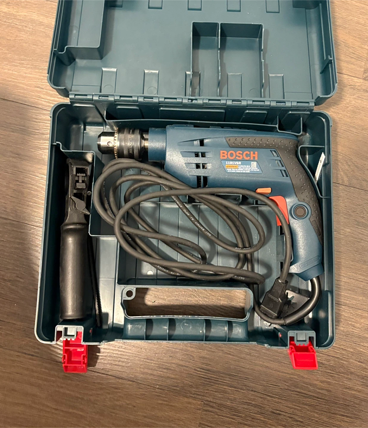 New: Bosch 1191VSRK 120-Volt Hammer Drill w/ Case - photo 4