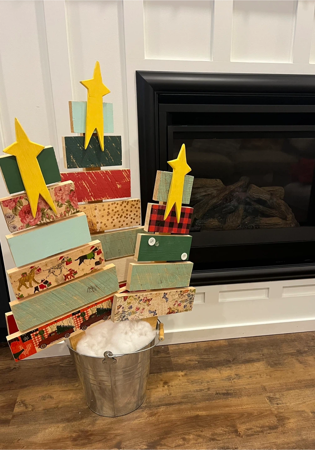 Christmas Tree Decoration (Wooden Trees) - photo 2